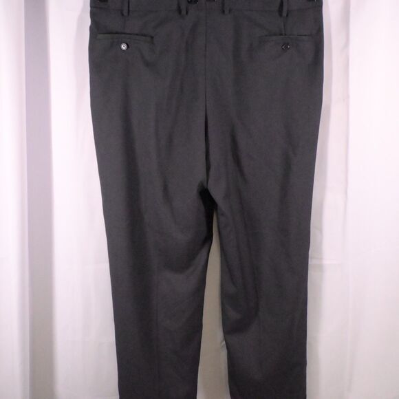Lauren Ralph Lauren Mens 42x32 Gray Pleated Cuffed Dress Pants Trousers - Picture 2 of 6